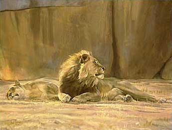 contented lions by Paul Bosman.jpg (12221 bytes)